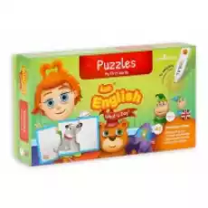 Puzzles My First Words Leo English What a Day Wilga Dla dziecka Zabawki Puzzle