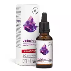 Aura Herbals Jodadrop bioaktywne źródło jodu koncentrat krople 30ml Sport i rekreacja Odżywki i suplementy Witaminy i minerały