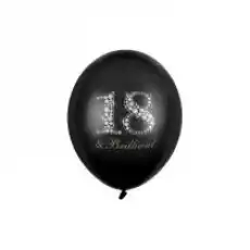 Balony 18 Brilliant Pastel Black 30cm 6szt Prezenty Pakowanie prezentów