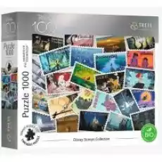 Puzzle 1000 el Disney Stamps Collection Trefl Dla dziecka Zabawki Puzzle