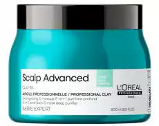 Loreal Scalp Advanced glinka oczyszczająca 2w1 do tłustej skóry głowy 500ml Zdrowie i uroda Kosmetyki i akcesoria Pielęgnacja i stylizacja włosów Maski do włosów