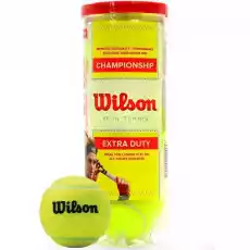 Piłki do tenisa ziemnego Wilson Champ XD WRT100101 3 szt Sport i rekreacja Tenis i pokrewne Tenis ziemny Piłki do tenisa