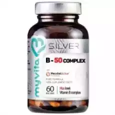 Myvita Silver Witamina B 50 Complex Suplement diety 60 kaps Zdrowie i uroda Zdrowie Witaminy minerały suplementy diety