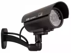 CEE Atrapa kamery IR9000 B IR LED czarna Biuro i firma Monitoring