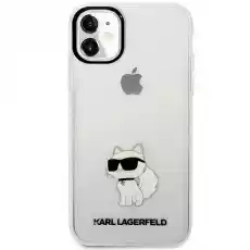 Karl Lagerfeld KLHCN61HNCHTCT iPhone 11 Xr 61 transparent hardcase Ikonik Choupette Telefony i akcesoria Akcesoria telefoniczne Etui