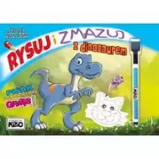 Rysuj i zmazuj z dinozaurem Książki Dla dzieci