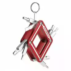 Rockbros zestaw kluczy multitool 8 funkcji czerwony 43210018001 Sport i rekreacja