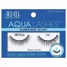 Aqua Lashes sztuczne rzęsy na pasku 340 Black Zdrowie i uroda Kosmetyki i akcesoria Makijaż i demakijaż Akcesoria do makijażu i demakijażu