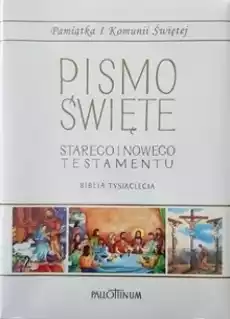 Biblia Tysiąclecia duża TW komunia komiks Książki Religia