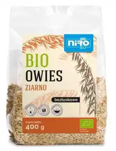 OWIES ZIARNO BEZŁUSKOWE BIO 400 g NIRO Artykuły Spożywcze Zdrowa żywność