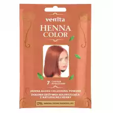 Venita Henna Color ziołowa odżywka koloryzująca z naturalnej henny 7 Miedziany Zdrowie i uroda Kosmetyki i akcesoria Pielęgnacja i stylizacja włosów Farby i szampony koloryzujące