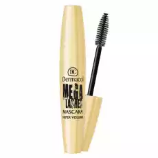 Dermacol Mega Lashes Super Volume Mascara tusz do rzęs zwiększający objętość Black 13ml Zdrowie i uroda Kosmetyki i akcesoria Makijaż i demakijaż Makijaż oczu