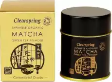 Matcha japońska Ceremonial Grande sproszkowana BIO 30g Clearspring Artykuły Spożywcze Kawa