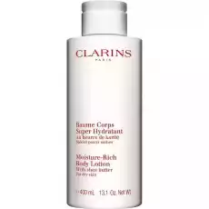 Clarins MoistureRich Body Lotion 400ml Zdrowie i uroda Kosmetyki i akcesoria Pielęgnacja ciała Balsamy mleczka peelingi do ciała