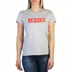 Koszulka Tshirt marki Levis model 17369THEPERFECT kolor Szary Odzież damska Sezon WiosnaLato Odzież obuwie dodatki