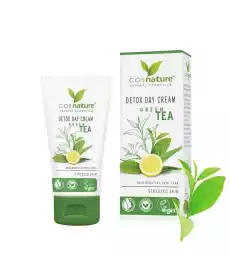 Detox Day Cream naturalny krem do twarzy na dzień z zieloną herbatą 50ml Zdrowie i uroda Kosmetyki i akcesoria Pielęgnacja twarzy Peelingi i scruby do twarzy