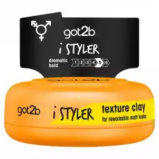 Got2B iStyler Texture Clay matująca glinka do włosów 75ml Zdrowie i uroda Kosmetyki i akcesoria Pielęgnacja i stylizacja włosów