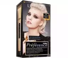 Loreal Recital Preference 102 Iridescent Bliss bardzo jasny blond perłowy Zdrowie i uroda Kosmetyki i akcesoria Pielęgnacja i stylizacja włosów Farby i szampony koloryzujące