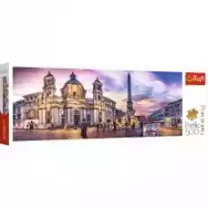 Puzzle panoramiczne 500 el Piazza Navona Rzym Trefl Dla dziecka Zabawki Puzzle