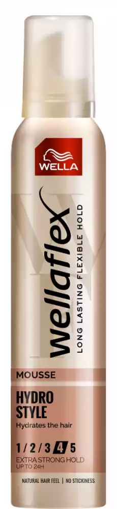 Wellaflex Hydro Style Extra Strong Hold pianka do włosów 200ml Zdrowie i uroda Kosmetyki i akcesoria Pielęgnacja i stylizacja włosów Kosmetyki do stylizacji włosów