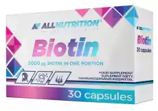 Allnutrition Biotin x 30 kapsułek Zdrowie i uroda Zdrowie Witaminy minerały suplementy diety