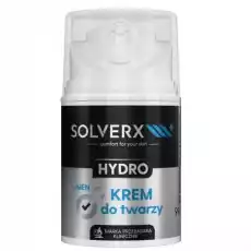 Solverx Hydro krem do twarzy dla mężczyzn 50ml Zdrowie i uroda Kosmetyki i akcesoria Pielęgnacja twarzy Kremy do twarzy