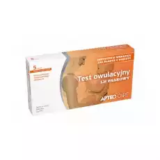 Apteo Care test owulacyjny LH paskowy 5 sztuk Zdrowie i uroda