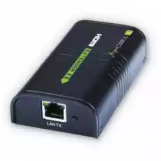 Techly Extenderodbiornik HDMI po skrętce Cat5e66a7 do 120m over IP czarny Komputery Akcesoria komputerowe Inne akcesoria komputerowe