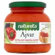 Natureta Ajvar ekstra ostry 290 g Artykuły Spożywcze Gotowe dania