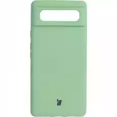 Etui Bizon Case Silicone do Google Pixel 6 jasnozielone Telefony i akcesoria Akcesoria telefoniczne Pokrowce i kabury do telefonów