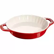 Okrągły Półmisek Ceramiczny Do Ciast 12 Ltr Czerwony Staub Wyprzedaże