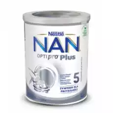 Nestle Nan Optipro Plus 5 Produkt na bazie mleka dla małych dzieci po 25 roku życia 800 g Artykuły Spożywcze Jedzenie dla dzieci