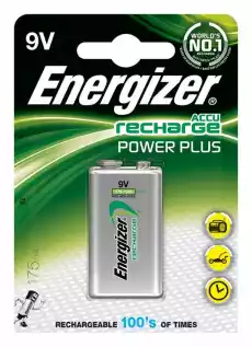 Baterie akumulatorki Energizer Power Plus E HR22 9V175mAh 1szt Biuro i firma Meble biurowe