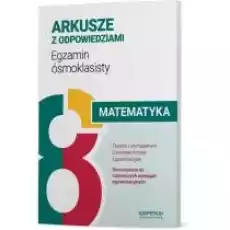 Matematyka Arkusze z odpowiedziami Egzamin ósmoklasisty 2024 Książki Podręczniki i lektury