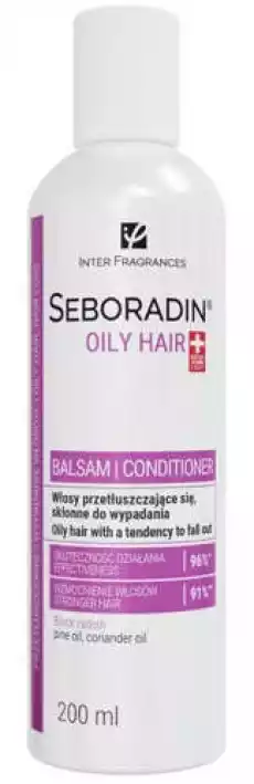 Seboradin OILY HAIR Balsam do włosów 200ml Zdrowie i uroda Kosmetyki i akcesoria Pielęgnacja i stylizacja włosów