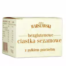 Łakoć Warszawski Ciastka sezamowe 150 g Artykuły Spożywcze Zdrowa żywność