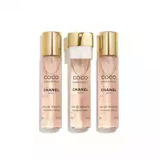 Chanel Coco Mademoiselle woda toaletowa spray 20ml z wymiennym wkładem 2x20ml W Zdrowie i uroda Perfumy i wody Zapachy damskie Perfumy i wody damskie