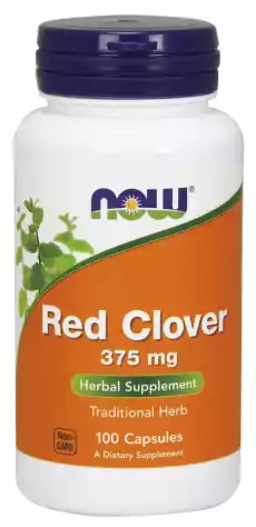 Red Clover Koniczyna Łąkowa 375 mg 100 kaps Zdrowie i uroda Zdrowie Witaminy minerały suplementy diety