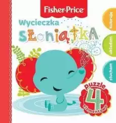 Fisher Price Puzzle Wycieczka słoniątka Książki Dla dzieci