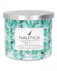 Nautica Vitamin Sea Soy Wax Blend Candle 411g Dom i ogród Wyposażenie wnętrz Świece i aromaterapia