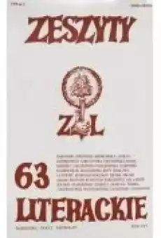 Zeszyty literackie 63 31998 Książki Czasopisma