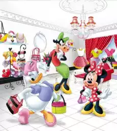 Fototapeta Myszka Mini 180x202cm Minnie Mouse Disney Dom i ogród Wyposażenie wnętrz Dekoracja Obrazy Ramy Fototapety