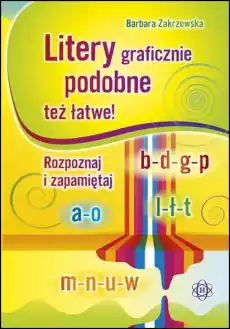 Litery graficznie podobne też łatwe Książki Nauki humanistyczne