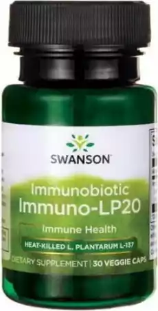 ImmunoLP20 50mg 30 kapsułek SWANSON Sport i rekreacja Odżywki i suplementy Witaminy i minerały