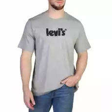 Koszulka Tshirt marki Levis model 16143 kolor Szary Odzież męska Sezon WiosnaLato Odzież obuwie dodatki