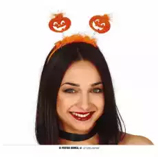 Opaska dynie na sprężynkach pomarańczowa halloween Gadżety Imprezowe Pozostałe