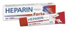 HEPARIN Forte żel 35g Zdrowie i uroda Zdrowie FarmaceutykiLeki MaściKremyŻele