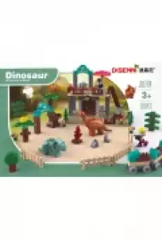 Klocki konstrukcyjne 205 elementów Dino Park MEGA CREATIVE 502461 Dla dziecka Zabawki Klocki