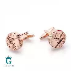 Spinki do mankietów Mechanizm Zegara Rose Gold X2 AJA1033 Biżuteria i zegarki Biżuteria dla Panów Spinki do krawatów i mankietów