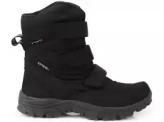 Wodoodporne śniegowce męskie trekkingowe czarne American Club SN05 Odzież obuwie dodatki Obuwie zimowe